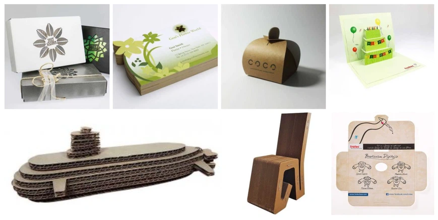 Laser cutting and engraving for Paper and Cardboard Laser cutting and engraving for Paper and Cardboard