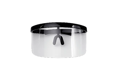 Тип C 0,5 mmPb оловен акрилен радиационен щит за лице|Flip-Up X-Right Protection Visor